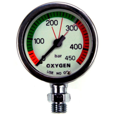 Pressure gauge Oxygen 300 bar
