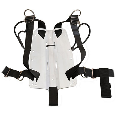 Sidemount 3 mm aluminium + harness / SANDWICH