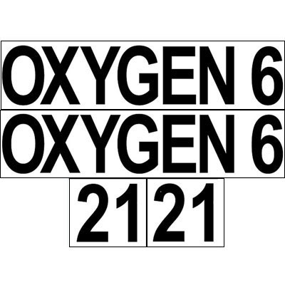 Sticker  MOD  60 + Oxygen